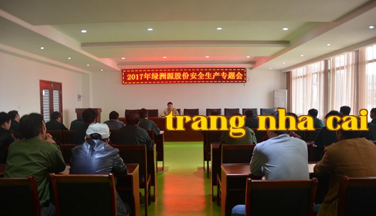 Công ty Lục Châu Nguyên tổ chức hội nghị chuyên đề về an toàn sản xuất