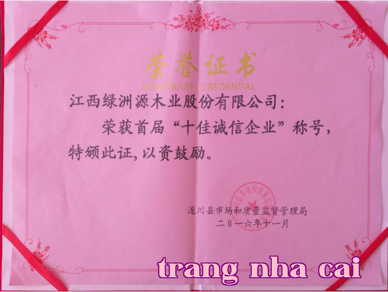 Được vinh danh là doanh nghiệp xuất sắc về lần thứ nhất